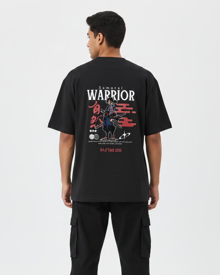 Men's Dark Samurai Premium Oversized T-Shirt