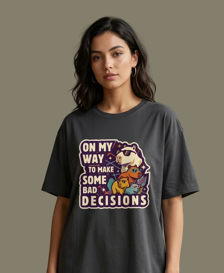Women's Bad Decision Classic Crew T-Shirt