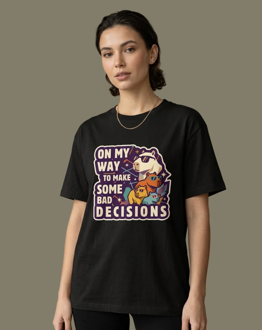 Women's Bad Decision Classic Crew T-Shirt