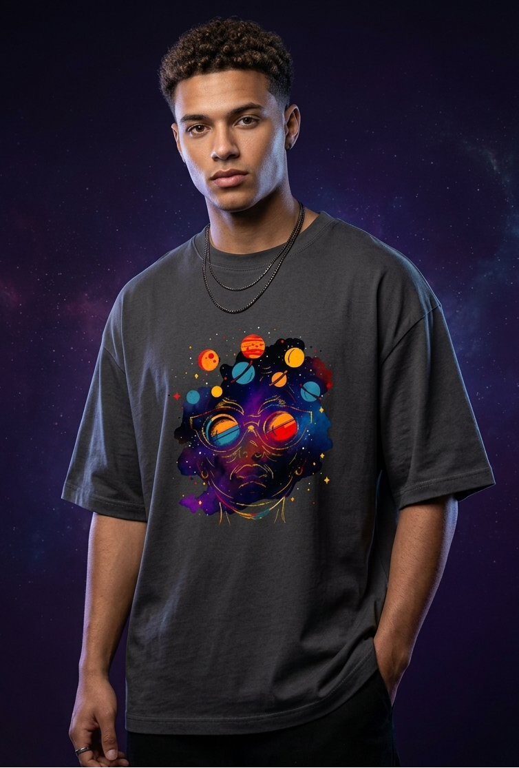 Space Vision Oversized Classic T-Shirt