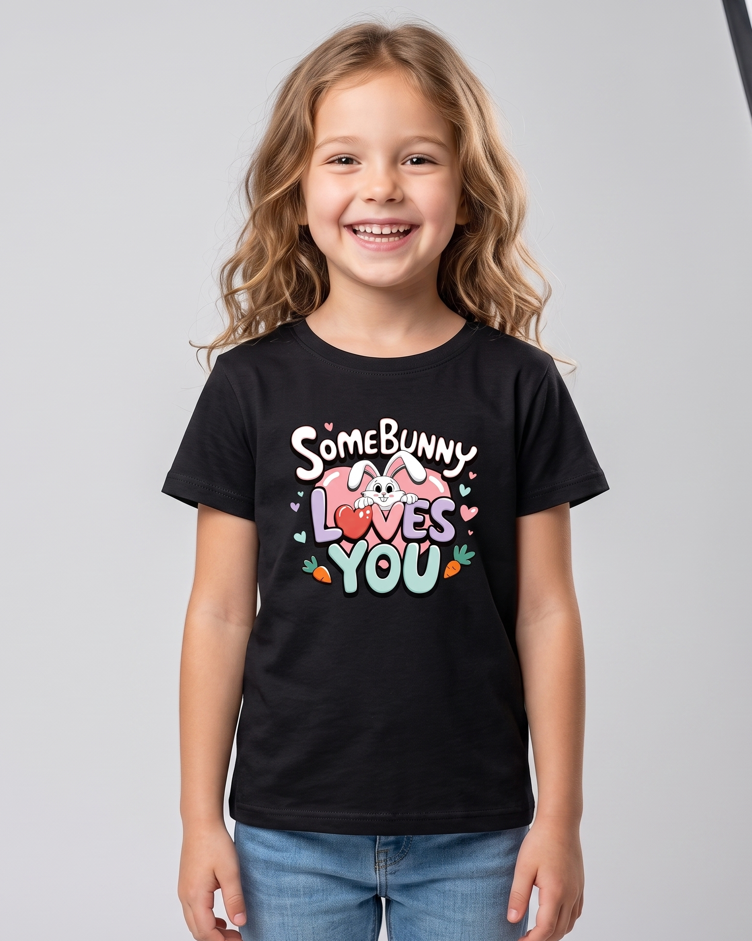 Bunny Girl's Crew Neck T-Shirt