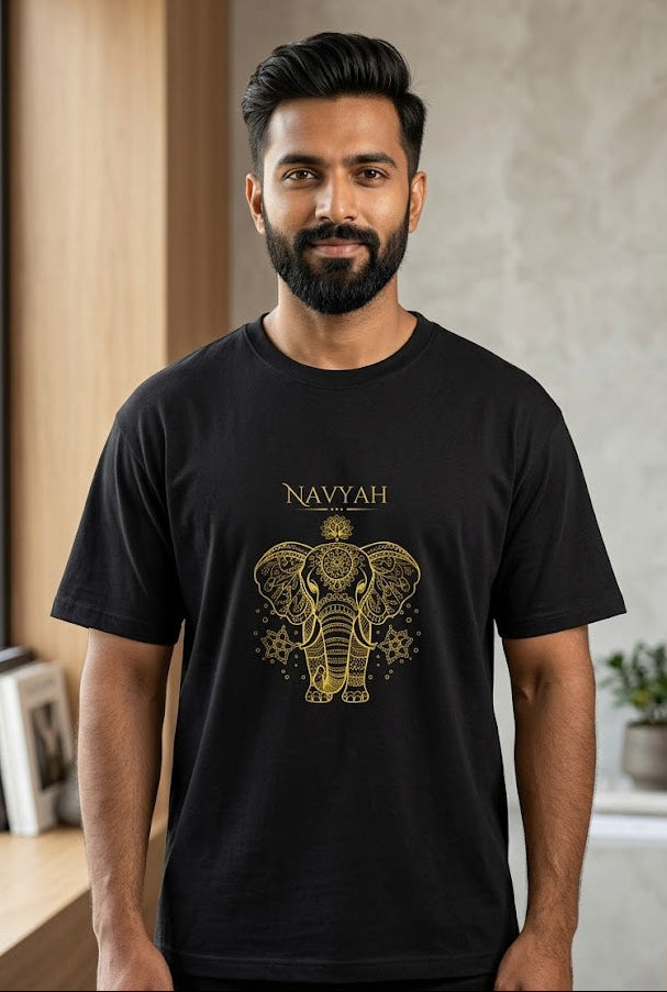 Navyah Elephant Classic Crew T-Shirt