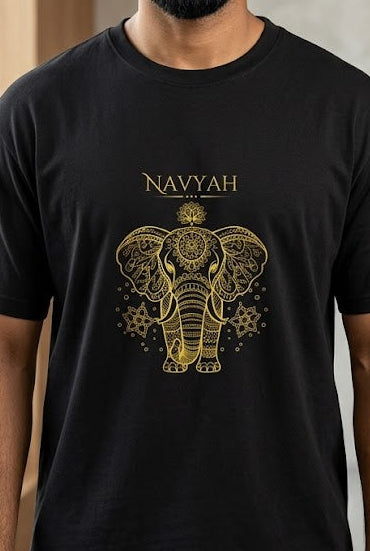 Navyah Elephant Classic Crew T-Shirt