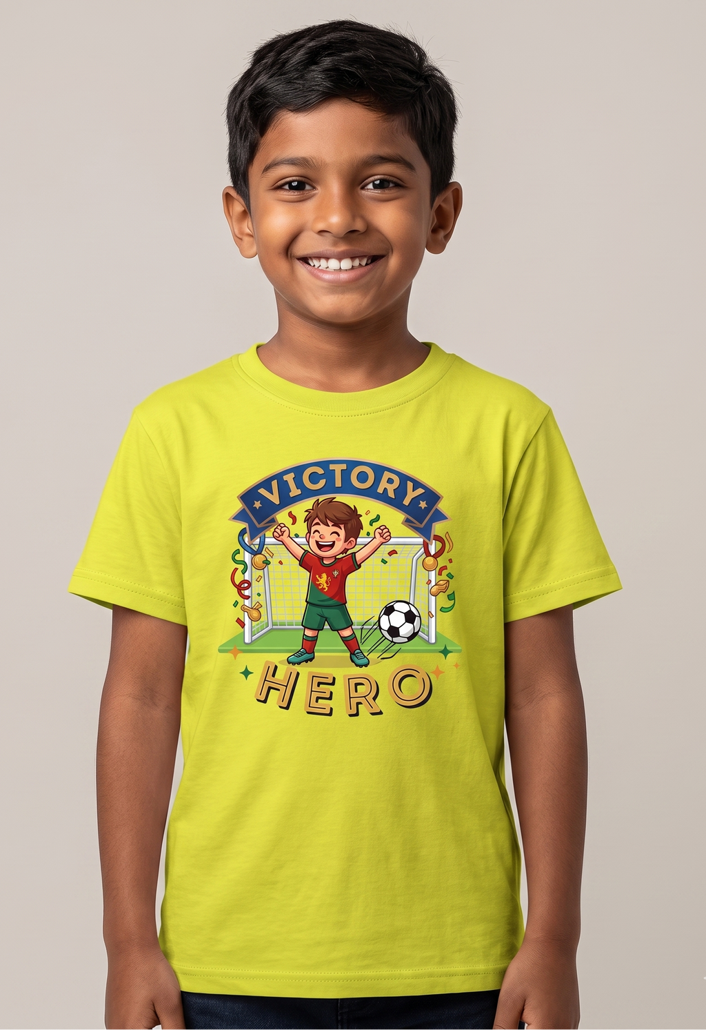 Hero Boy's Crew Neck T-Shirt