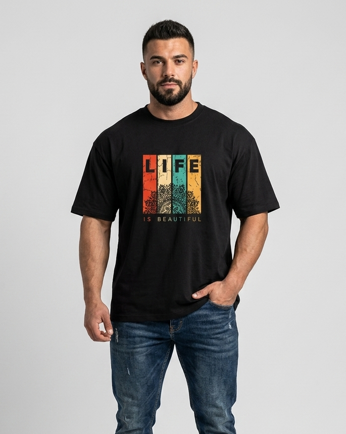 Life is Beautiful Classic Crew T-Shirt