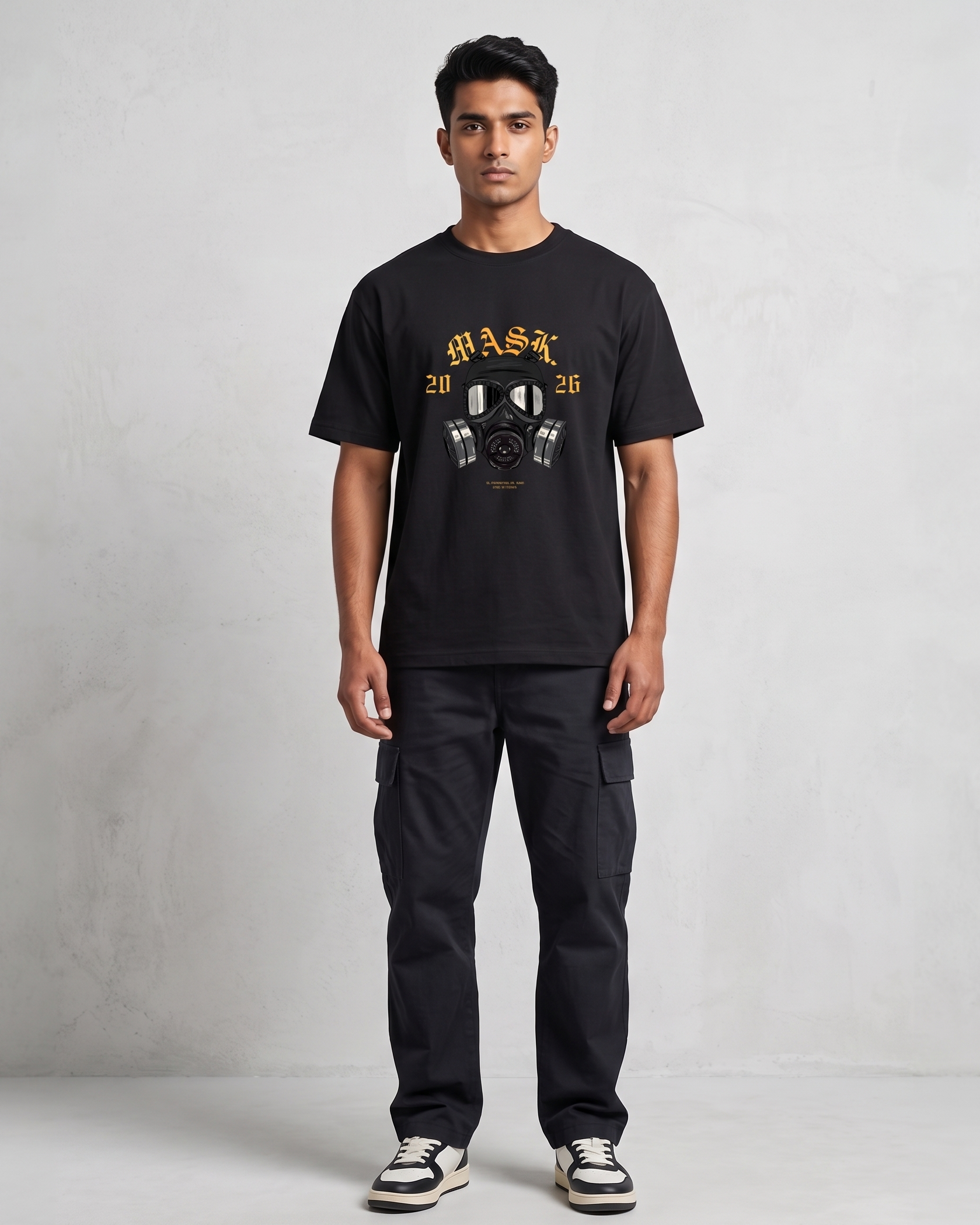 Men's Vintage Mask Classic Crew T-Shirt