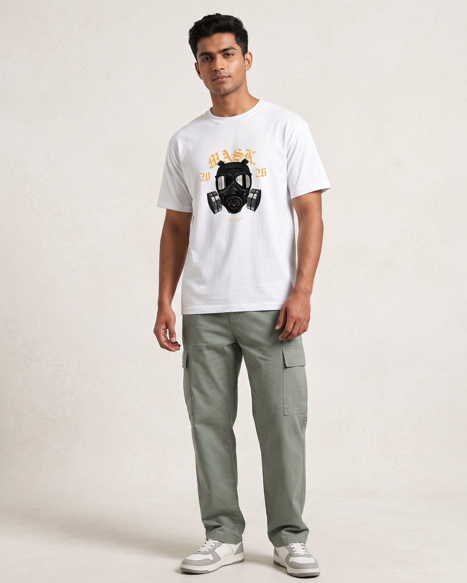 Men's Vintage Mask Classic Crew T-Shirt