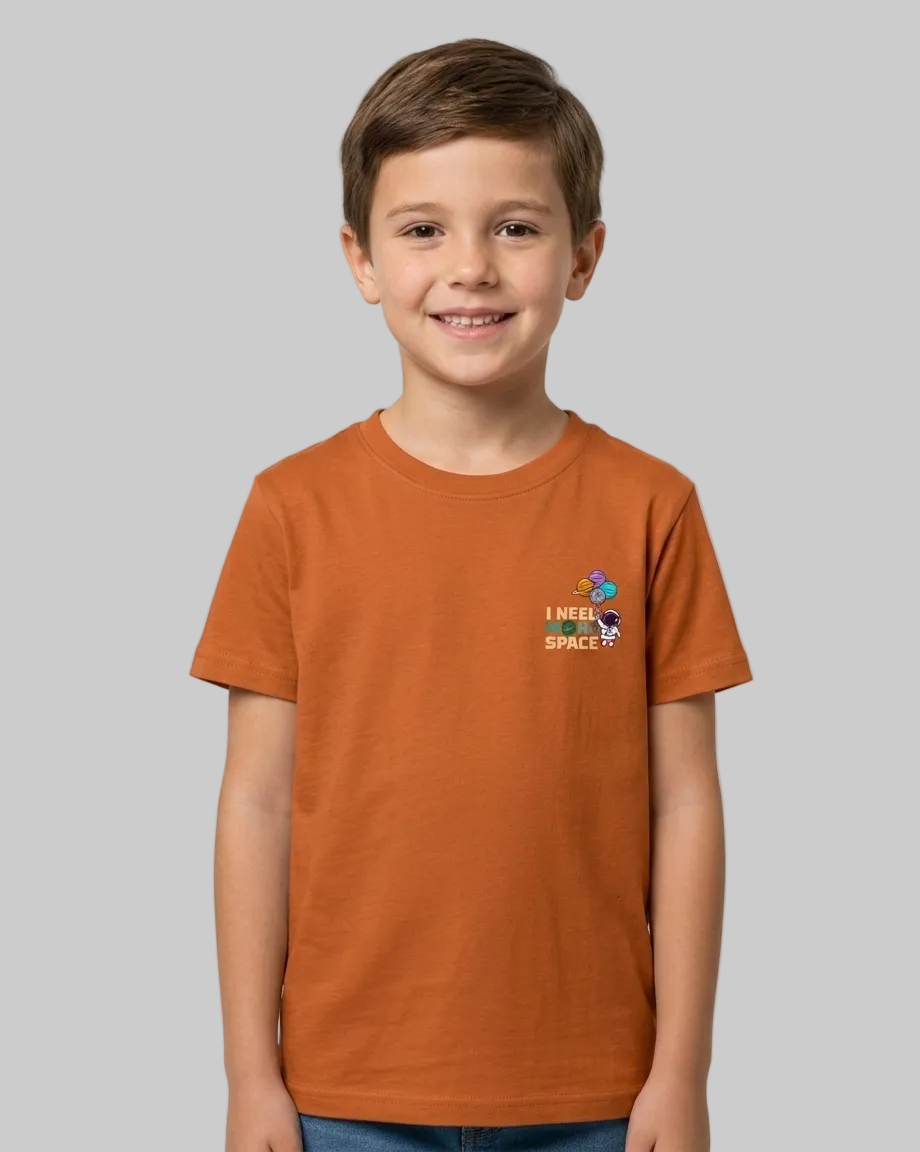 Space Boy's Crew Neck T-Shirt
