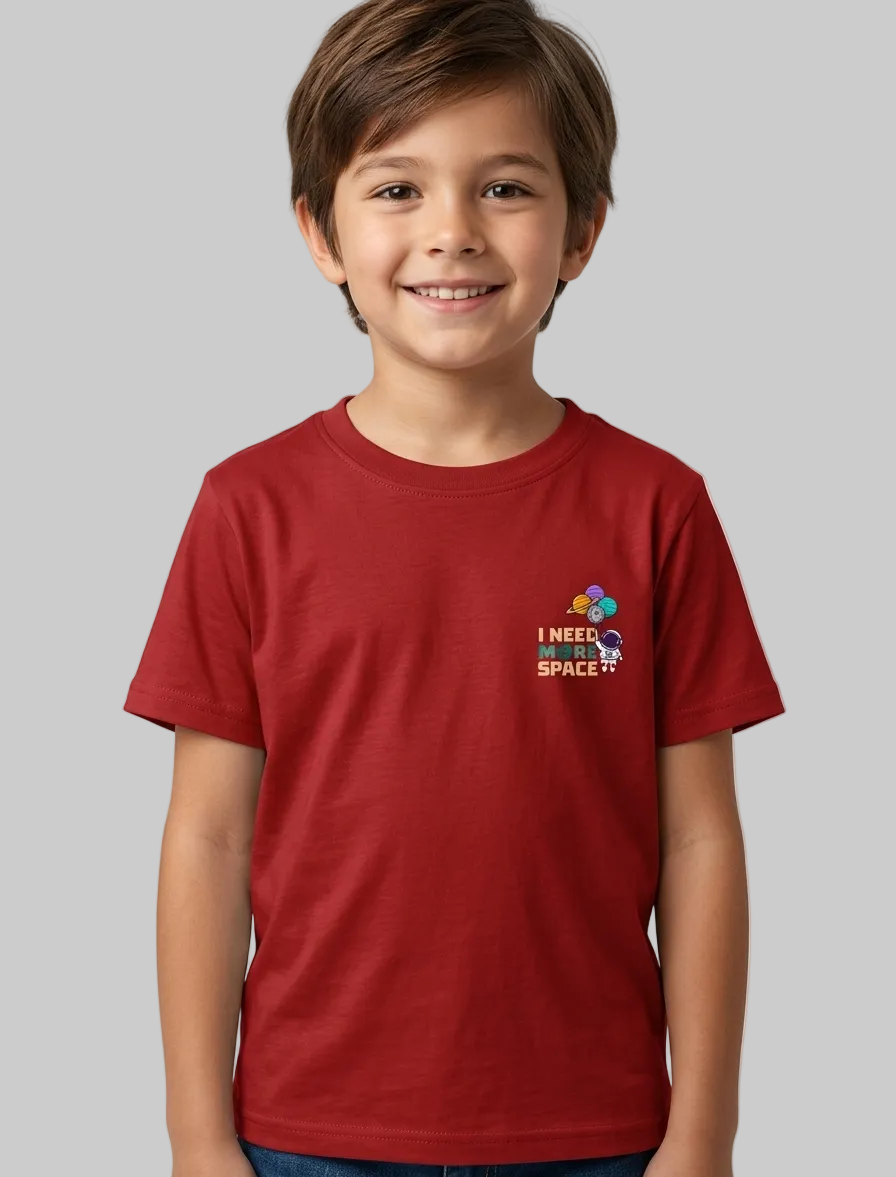 Space Boy's Crew Neck T-Shirt