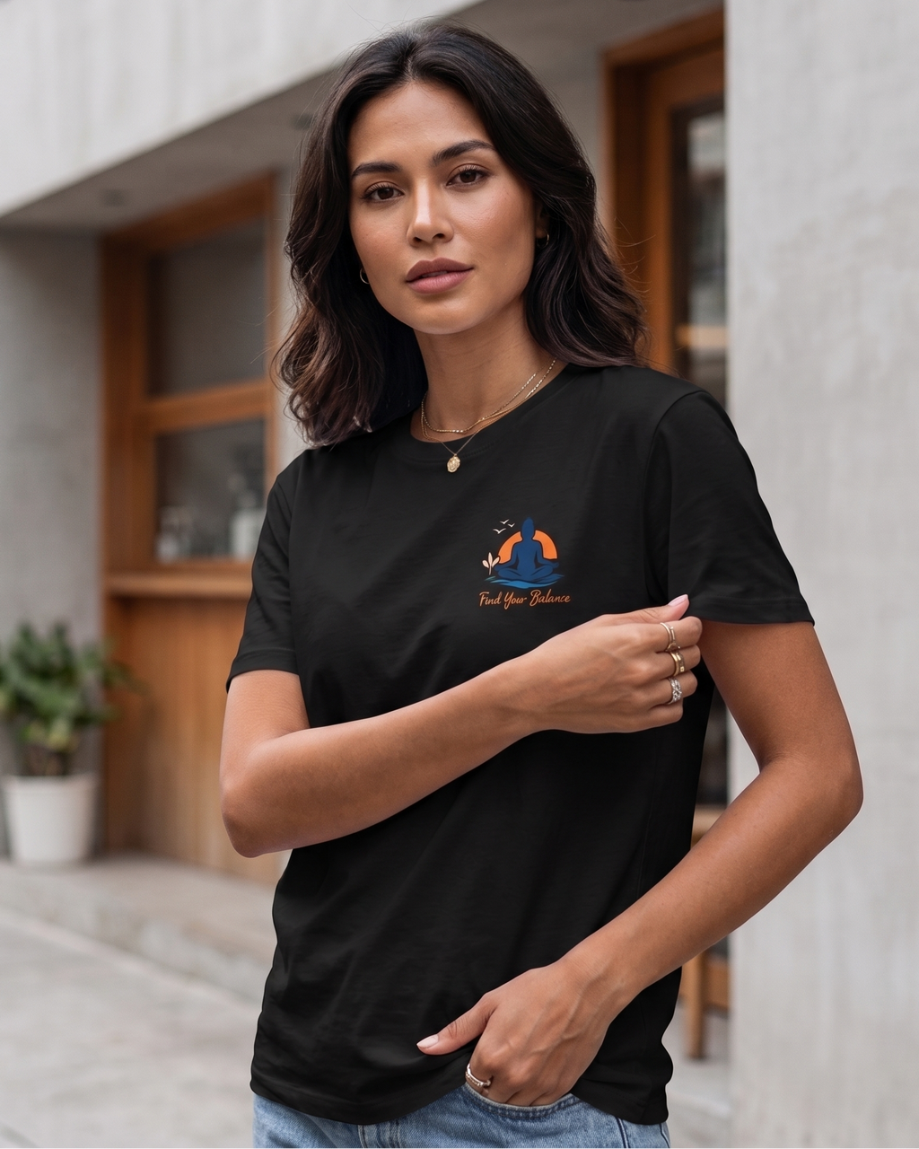 Yoga Balance Classic Crew T-Shirt