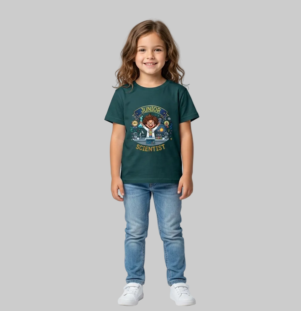 Scientist Girl's Crew Neck T-Shirt