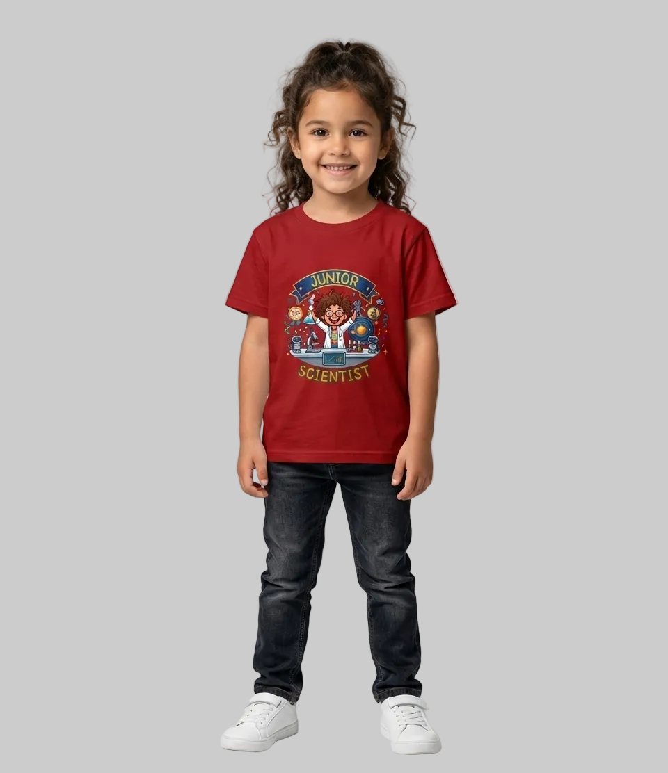 Scientist Girl's Crew Neck T-Shirt