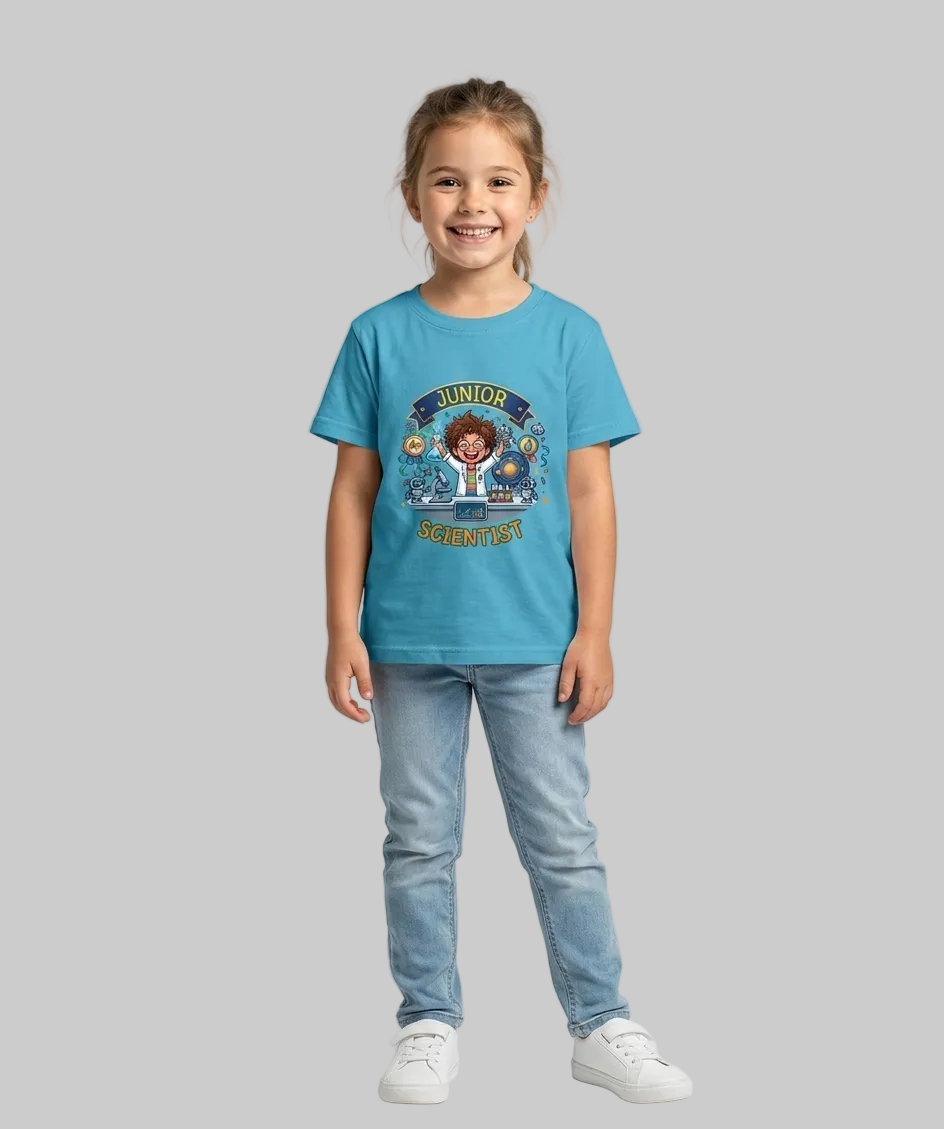 Scientist Girl's Crew Neck T-Shirt