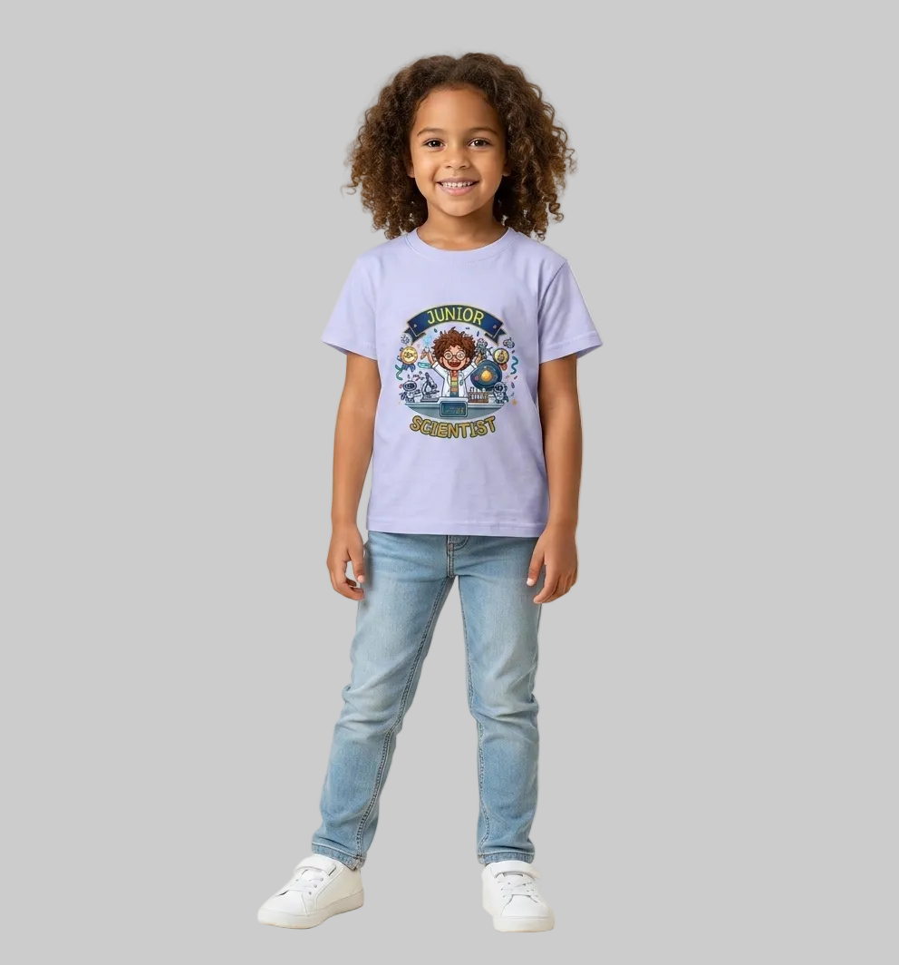 Scientist Girl's Crew Neck T-Shirt