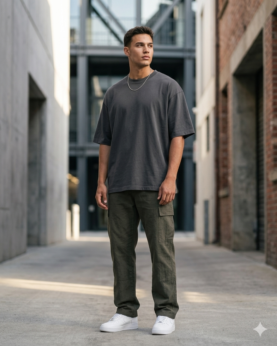 Solid Oversized Classic T-Shirt
