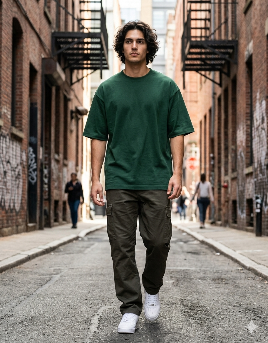 Solid Oversized Classic T-Shirt