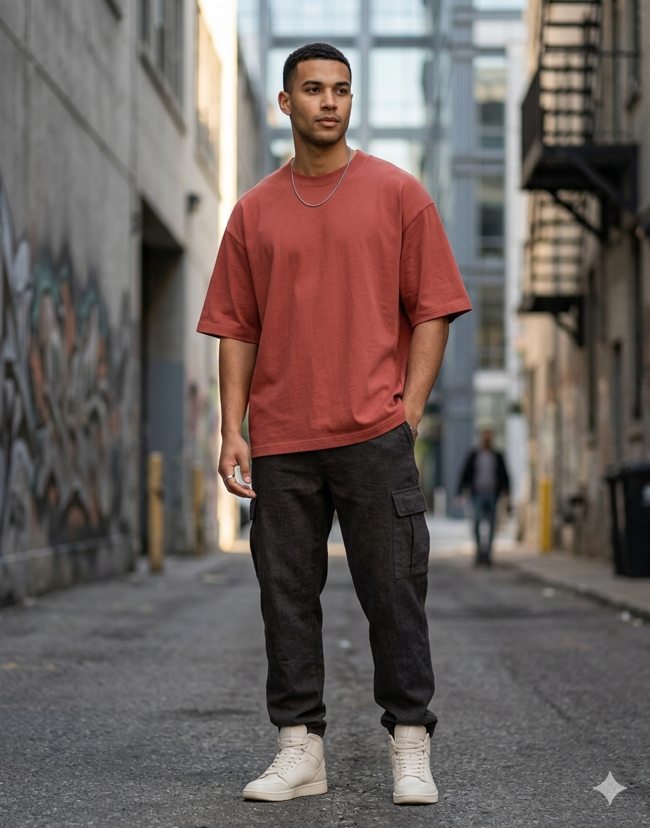Solid Oversized Classic T-Shirt