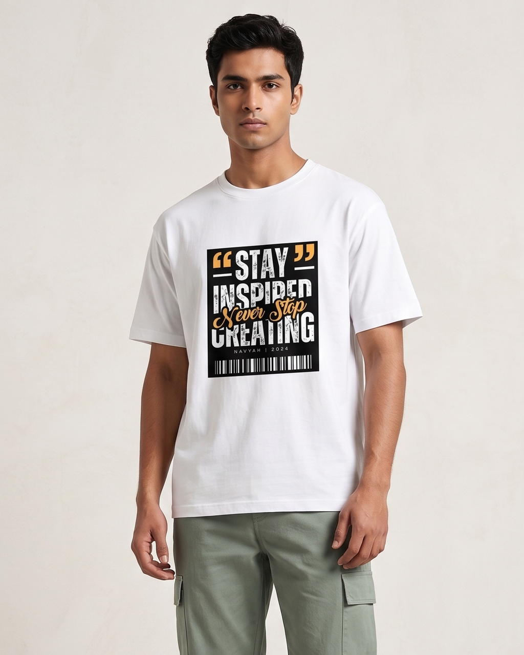 Men's Stay Inspired Classic Crew T-Shirt