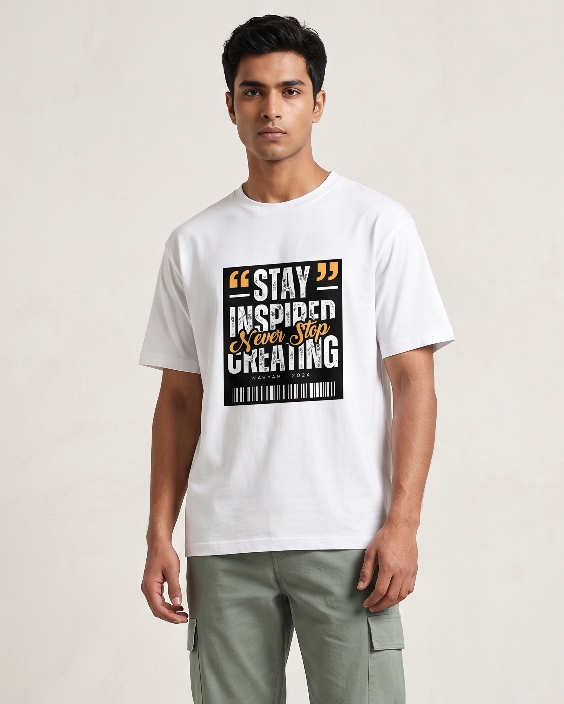 Men's Stay Inspired Classic Crew T-Shirt