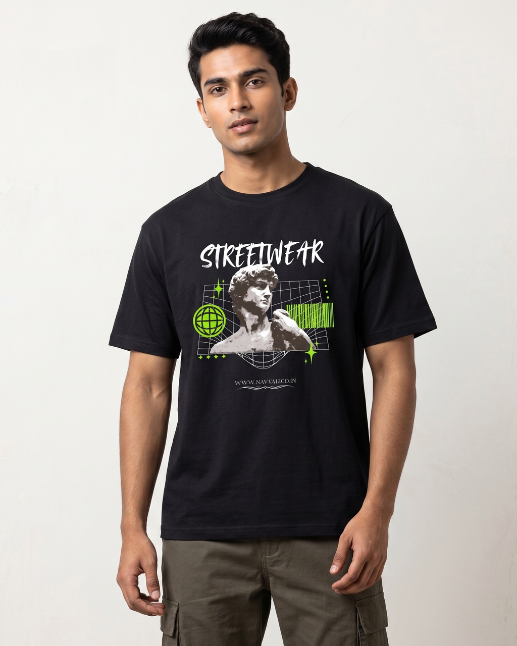 Men's Modern Streetwear Classic Crew T-Shirt