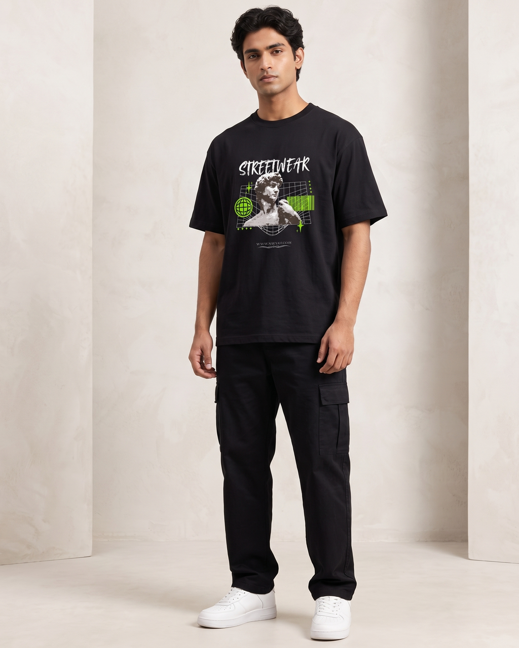 Men's Modern Streetwear Classic Crew T-Shirt