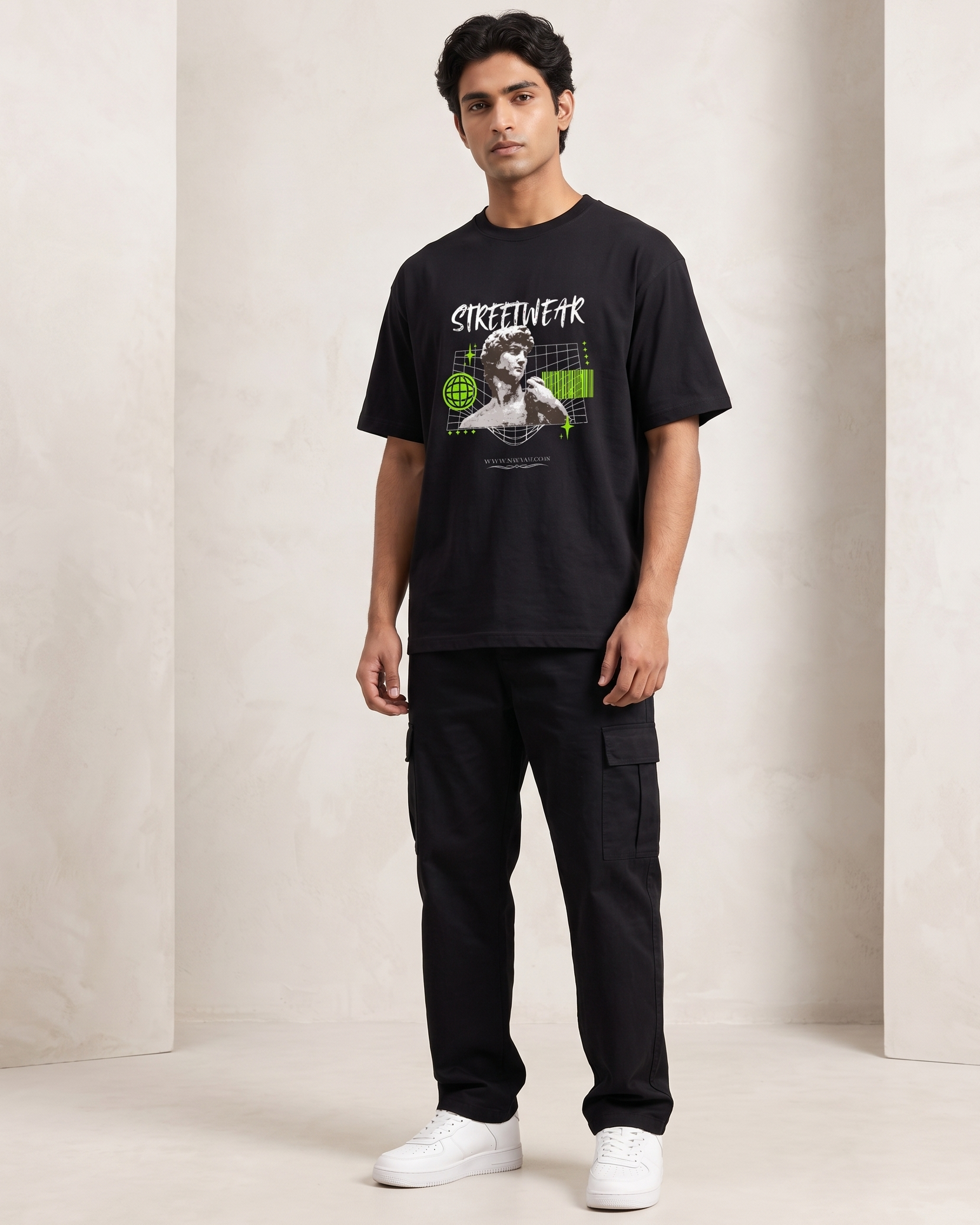Men's Modern Streetwear Classic Crew T-Shirt