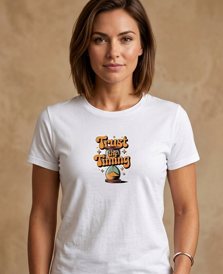 Trust The Timing Classic Crew T-Shirt