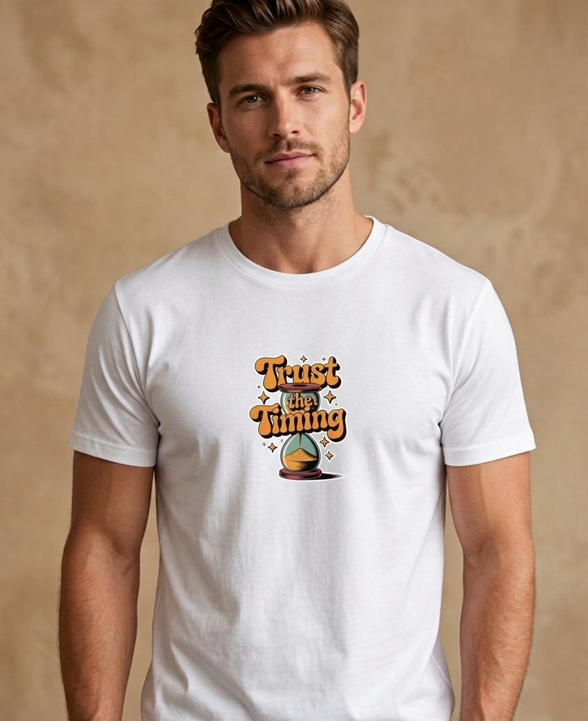 Trust The Timing Classic Crew T-Shirt