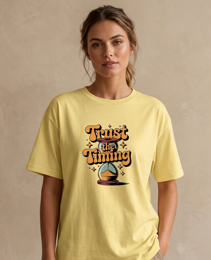 Trust The Timing Classic Crew T-Shirt