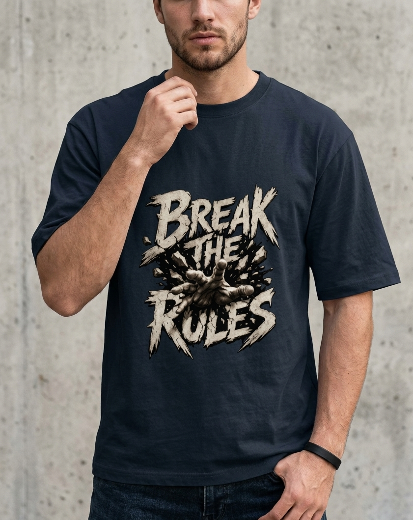Break The Rules Oversized Classic T-Shirt